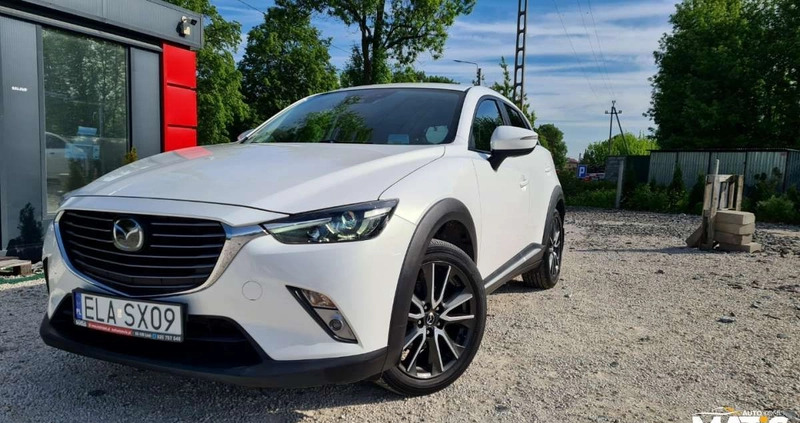 Mazda CX-3 cena 63900 przebieg: 175000, rok produkcji 2015 z Chociwel małe 781